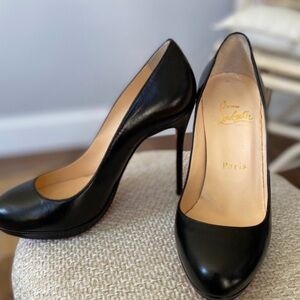 Christian Louboutin Black Heels size 37.5